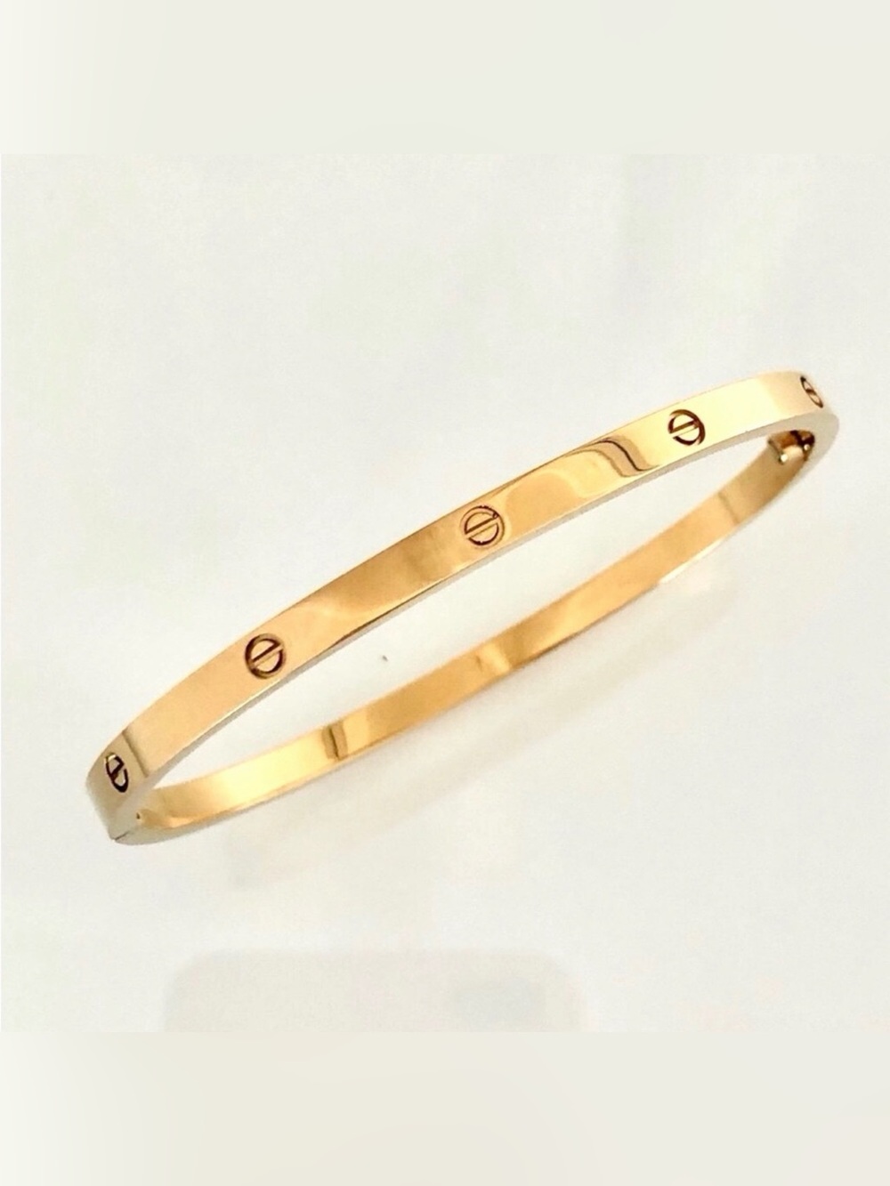 Gold Screw Small Bracelet